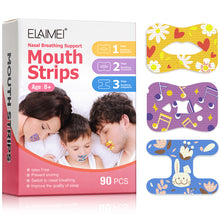 Load image into Gallery viewer, Children Adult Mouth Breathing Correction Stickers Anti-snoring Improving Mouth Breathing Mouth Strips Sleeping Care
