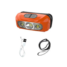 Load image into Gallery viewer, Outdoor Intelligent Sensor Headlight Built-In Lithium Battery USB Charging LED Headlight Waterproof Night Riding Fishing Running Equipment
