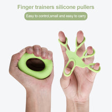 Load image into Gallery viewer, Silicone Five-Finger Puller Grip Training Equipment Portable Colorful Strength Exercise Fitness Accessories Decompression Relaxation Rehabilitation Training Small Tools
