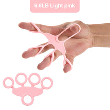 Load image into Gallery viewer, Silicone Five-Finger Puller Grip Training Equipment Portable Colorful Strength Exercise Fitness Accessories Decompression Relaxation Rehabilitation Training Small Tools
