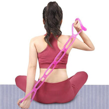 Load image into Gallery viewer, 7-Hole Puller Home Fitness Chain Elastic Belt Open Shoulder Beauty Back Expansion Chest Relaxation Shoulder Neck Yoga Silicone Stretch Resistance Belt Portable Gym Equipment
