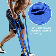 Load image into Gallery viewer, Latex Tpe Fat Burning Build Muscle Shape Resistance Band Exercise Fitness Strength Training Elastic Band Pull-Up Squat Yoga Pilates Weight Rally Circle
