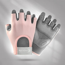Load image into Gallery viewer, Professional Sports Gloves Women Outdoor Cycling Fitness Lifting Anti-Slip Wear High Elastic Silicone Shock Absorbing Half Finger Gloves
