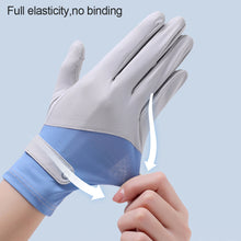 Load image into Gallery viewer, Summer Women's Sunscreen Gloves Flip Finger Anti-Slip Ice Silk Breathable Driving Riding Outdoor UV Protection Gloves

