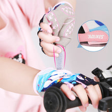 Load image into Gallery viewer, 1 Pair Children's Professional Sports Gloves Riding Balance Bike Skateboard Climbing Half Finger Gloves Breathable Shock Absorbent Non-Slip Outdoor Sports Equipment 2-10 Years
