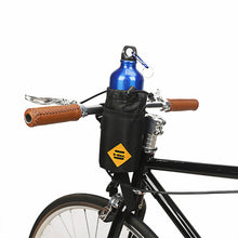 Load image into Gallery viewer, Portable Bike Handlebars Thermal Kettle Bag High Quality Mountain Bike Foldable Polyester Front Bottle Package Hanging Outside Riding Equipment
