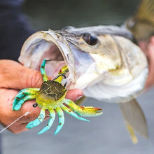 Load image into Gallery viewer, 10CM/40G Simulation Single Hook Crab Bait Deep Sea Fishing Long Cast Bottom Luminous Lure Bionic Bait Fishing Accessories
