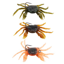 Load image into Gallery viewer, 13CM/33.5G Submerged Long Cast Crab Soft Bait Anti-Hanging Bottom Double Hook Simulation Lure Bait Fishing Accessories
