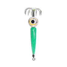 Load image into Gallery viewer, 2# Hook Multi-Color LED Lure Light Squid Style With Umbrella Hook Electroluminescent Underwater Fishing Light
