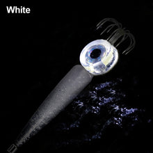 Load image into Gallery viewer, 2# Hook Multi-Color LED Lure Light Squid Style With Umbrella Hook Electroluminescent Underwater Fishing Light
