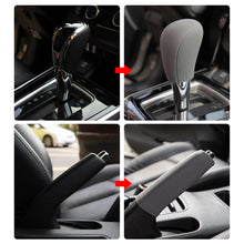 Load image into Gallery viewer, Silicone Car Case Gear Head Shift Collars Shift Knob Grips Cover Shift Lever Decoration Cover Accessories For Nissan LIVINA SYLPHY TIIDA TEANA
