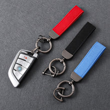 Load image into Gallery viewer, Metal Car Suede Leather Keychain Key Chain Ring Accessories For BMW M X1 X3 X4 X5 X6 X7 E46 E90 F20 E60 E39
