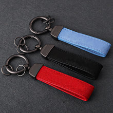 Load image into Gallery viewer, Metal Car Suede Leather Keychain Key Chain Ring Accessories For BMW M X1 X3 X4 X5 X6 X7 E46 E90 F20 E60 E39
