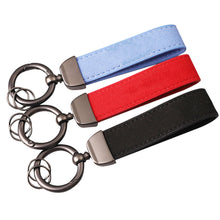 Load image into Gallery viewer, Metal Car Suede Leather Keychain Key Chain Ring Accessories For BMW M X1 X3 X4 X5 X6 X7 E46 E90 F20 E60 E39
