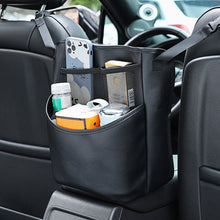 Load image into Gallery viewer, Leather Car Seats Storage Pocket Between Organizer Seat Gap Bag Hanging Auto Net Pocket Handbag Holder

