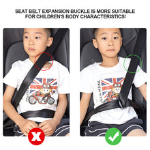 Load image into Gallery viewer, Car Adjuster Safety Seat Belt Anti-Neck Belt Positioner Stopper Shoulder Guard Buckle For Kids Safety Seat Belt Cover Accessories
