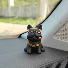 Load image into Gallery viewer, Car Interior Ornaments Trend Personality Bulldog With Sunglasses Auto Center Console Decoration Accessories
