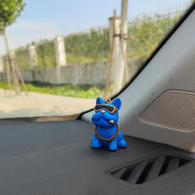 Load image into Gallery viewer, Car Interior Ornaments Trend Personality Bulldog With Sunglasses Auto Center Console Decoration Accessories
