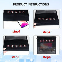 Load image into Gallery viewer, 12x20cm/25x28cm/35x45cm Car Key Radiation Protection Storage Bag Blocking Mobile Phone Anti-radiation Signal Shielding Bag
