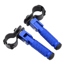 Load image into Gallery viewer, 1Pair Universal CNC Aluminum Motorcycle Part 8mm Pedals Folded Footrest Footpeg Motorcycles Mopeds Karts Scooters Bicycle

