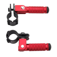Load image into Gallery viewer, 1Pair Universal CNC Aluminum Motorcycle Part 8mm Pedals Folded Footrest Footpeg Motorcycles Mopeds Karts Scooters Bicycle
