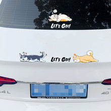 Load image into Gallery viewer, 3Pcs Car Decals Dog Decorative Sticker Vinyl Sticker Cartoon Adhesive for Girs Womens Cars Trucks Motorcycles Helmets
