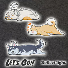 Load image into Gallery viewer, 3Pcs Car Decals Dog Decorative Sticker Vinyl Sticker Cartoon Adhesive for Girs Womens Cars Trucks Motorcycles Helmets
