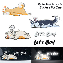 Load image into Gallery viewer, 3Pcs Car Decals Dog Decorative Sticker Vinyl Sticker Cartoon Adhesive for Girs Womens Cars Trucks Motorcycles Helmets
