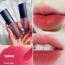 Load image into Gallery viewer, Matte Velvet Lip Gloss Non-fading Waterproof Long-lasting Nude Matte Lip Glaze Women Lip Makeup Cosmetics
