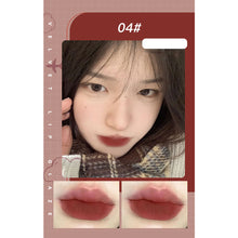 Load image into Gallery viewer, Long-lasting Matte Velvet Lip Gloss Waterproof Non-fading Portable Nude Lip Glaze Women Lip Makeup Cosmetics

