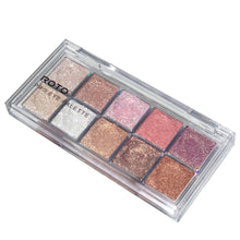 Load image into Gallery viewer, 10 Colors Eyeshadow Palette Portable Fine Powder Texture Matte Pearlescent Eyeshadow Palette Long-lasting Eye Makeup Cosmetics
