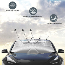 Load image into Gallery viewer, Car Interior Windshield Sunshade Umbrella Auto Anti-UV Sun Shade Window Curtain Sun Protection Accessories for Summer Visor
