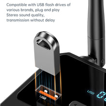 Load image into Gallery viewer, Bluetooth 5.3 Audio Receiver 3.5mm Aux RCA Optical Wireless Stereo Adapter with U Disk TF Card Play for Car Speaker
