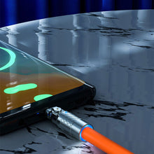 Load image into Gallery viewer, Type C Data Line 120w Fast Charging 6A 180 Rotating Ultra Fast Charging Line For Huawei Samsung Millet Bold Lengthened Silicone
