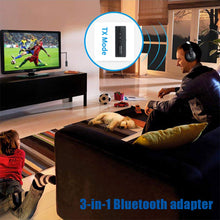 Load image into Gallery viewer, Wireless Audio Bluetooth 5.0 Adapter Transmitter Receiver with 3.5mm Aux Cable for TV Car Stereo Laptop Phone Headphones
