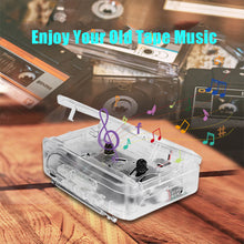 Load image into Gallery viewer, Cassette Capture Tape Player Speaker Or Wired Earphone Play With AM FM Radio Function
