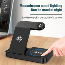 Load image into Gallery viewer, 4 in 1 Foldable Wireless Charging Station For iPhone 14 13 12 Apple Watch 7/6 For Samsung Galaxy Watch Chargers 4/3 S22 S21
