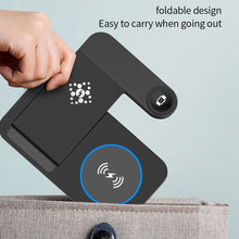Load image into Gallery viewer, 4 in 1 Foldable Wireless Charging Station For iPhone 14 13 12 Apple Watch 7/6 For Samsung Galaxy Watch Chargers 4/3 S22 S21
