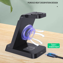 Load image into Gallery viewer, 30W 3 in 1 Wireless Charger Stand Fast Charging Dock Station For iPhone 11 12 13 14 Samsung S22 S21 Galaxy Apple Watch 8 7 6
