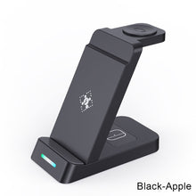 Load image into Gallery viewer, 30W 3 in 1 Wireless Charger Stand Fast Charging Dock Station For iPhone 11 12 13 14 Samsung S22 S21 Galaxy Apple Watch 8 7 6
