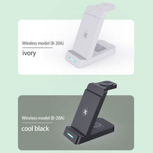 Load image into Gallery viewer, 30W 3 in 1 Wireless Charger Stand Fast Charging Dock Station For iPhone 11 12 13 14 Samsung S22 S21 Galaxy Apple Watch 8 7 6
