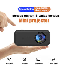 Load image into Gallery viewer, YT300 Pocket Smart Mini LED Projector,Support Miracast Airplay Phone Mirroring Mobile Proyector Beamer
