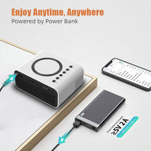 Load image into Gallery viewer, YT300 Pocket Smart Mini LED Projector,Support Miracast Airplay Phone Mirroring Mobile Proyector Beamer
