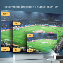 Load image into Gallery viewer, YT300 Pocket Smart Mini LED Projector,Support Miracast Airplay Phone Mirroring Mobile Proyector Beamer
