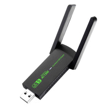 Load image into Gallery viewer, AC1300Mbps USB WiFi Bluetooth Adapter Wireless Network Card Dual-Band 2.4GHz&amp;5.8GHz Wi-Fi 5 USB For Desktop Laptop Windows 10/11
