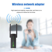 Load image into Gallery viewer, AC1300Mbps USB WiFi Bluetooth Adapter Wireless Network Card Dual-Band 2.4GHz&amp;5.8GHz Wi-Fi 5 USB For Desktop Laptop Windows 10/11
