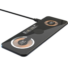 Load image into Gallery viewer, 30W Magnetic Wireless Charger 3 in 1 Stand Dual 15W Pad for iPhone 14 13 12 Pro/Airpod 3/iWatch 8 7 Transparent Qi Fast Chargers
