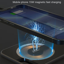 Load image into Gallery viewer, 30W Magnetic Wireless Charger 3 in 1 Stand Dual 15W Pad for iPhone 14 13 12 Pro/Airpod 3/iWatch 8 7 Transparent Qi Fast Chargers
