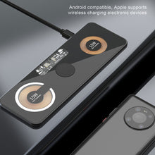 Load image into Gallery viewer, 30W Magnetic Wireless Charger 3 in 1 Stand Dual 15W Pad for iPhone 14 13 12 Pro/Airpod 3/iWatch 8 7 Transparent Qi Fast Chargers
