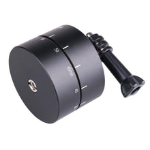 Load image into Gallery viewer, Panoramic Time Lapse Tripod Head Adapter Camera Mount 360 Timelapse Rotator Head
